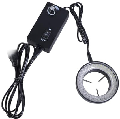 Adjustable LED Microscope Rings Light Offer Consistent White Suitable for Laboratory Researcher Technicians