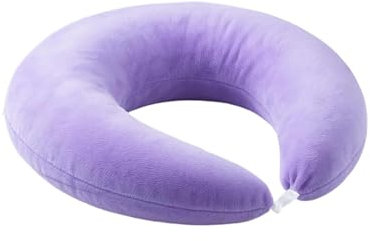 CROWNSHOP Reading Pillow Crochet Cushion Soft Gaming Pillow for Bed Sofa Floor Compact Cuddle Cushion for Working Crocheting Reading Gaming, Purple