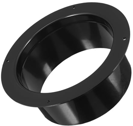 DIYEAH Flangia Tubo Condizionatore Connettore Per Condotto Di Ventilazione Abs Robusto Diametro Foro Facile Installazione Fissaggio Sicuro