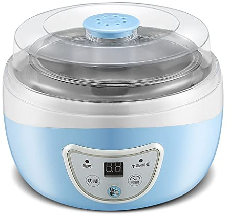 Ryanong Petite yaourtière entièrement automatique, fermenteur intérieur en acier inoxydable