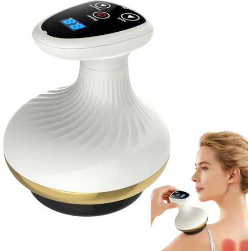 Anti Cellulite Massagegerät, Aufladbares Cellulite Gerät, Orangenhaut-Massager mit Negativer Druckabsorption und Heizung – Verbesserung des Orangenhaut-Gewebes, Lymphabfluss, Muskelrelaxation