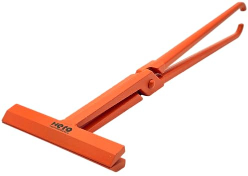 HERO Premium - Alicates de techo profesionales rectos de 180 mm – Alicates de plegado para techadores, fontaneros y trabajos de chapa, alicates para doblar y redoblar bordes de chapa – Alicates para