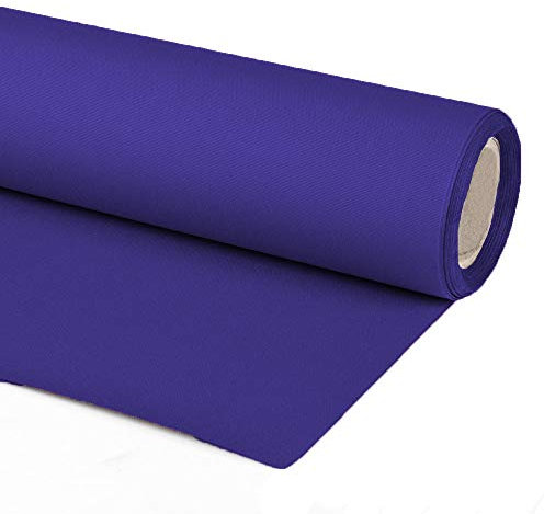 Byour3 - Tejido por Metro para Toldos Exteriores Protección UV Sombra Balcón Veranda Lonas Gazebo Lateral Abatible Pérgola Toldo Camper Cojines Barco (Azul, 200 cm Ancho Rollo)