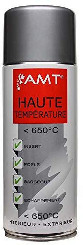 Les Colis Noir LCN BPM05 - Bomboletta di vernice resistente alle alte temperature, colore: Grigio