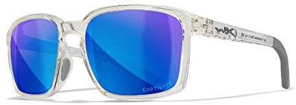 Wiley X │ WX Alfa | Sonnenbrille Herren │ Ideal bei Outdoor-Aktivitäten | Sport Fahrradbrille Laufbrille Fischen Wandern │ Sportbrille │ 100% UVA/UVB-Schutz