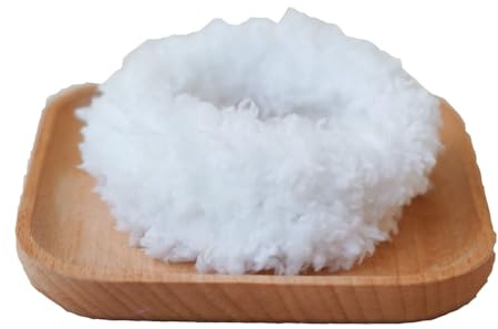 Rockreyoa 15mm x 100cm Extrem Lang Pfeifenreiniger Extra Dick Flauschige Chenilledraht Chenille Stiele Pfeifenputzer Drehstab Bastelbedarf für DIY Basteln Handwerk Weihnachten Weiß 1 Stück