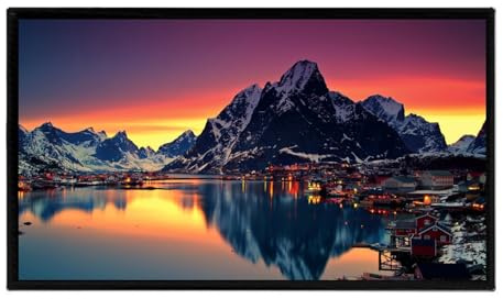 27-Zoll-32-Zoll-großer digitaler Fotorahmen, WIFI-Verbindung, bequeme Mobiltelefonübertragung, geeignet for eine Vielzahl kommerzieller Orte. (Color : Black, Size : 32 inches)