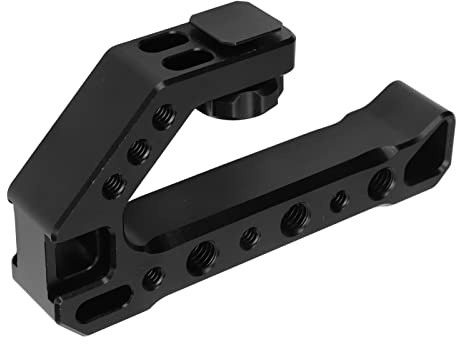 Poignée Supérieure D'appareil Photo SLR, Poignée D'appareil Photo Ergonomique sans Miroir, Plusieurs Ports de Vis, Support D'adaptateur de Chaussure Froide, Stabilisateur Portatif