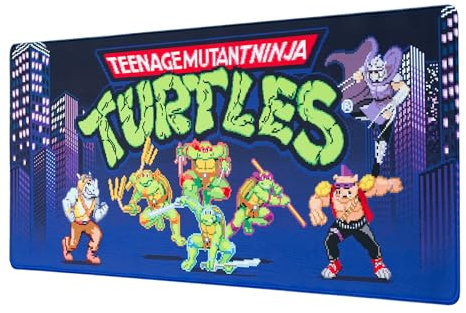 Grupo Erik - Tapis de Souris XXL Tortues Ninja 80 x 35 cm | Sous Main, Accessoires Gaming, Déco Bureau