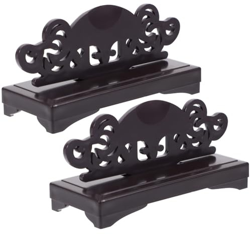 TOPBATHY Faltventilator Ständer Aus Kunststoff 10X4X2Cm Stabiler Lüfterhalter Für Chinesische Handfächer Zur Dekoration Und Ausstellung Im Haushalt Und Büro