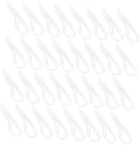CHILDWEET 200pcs Shirt Fixing Clips Plastic Garment Clips Strong Hold for Clothing Aprons Toys