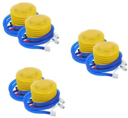 SUPVOX 3sets Portable Hand Air Pump Inflator for Airbed Pool Kayaking Manual Air Bellows Pump Tube for Swimming Ring Yoga Balls and Balloon Pumping
