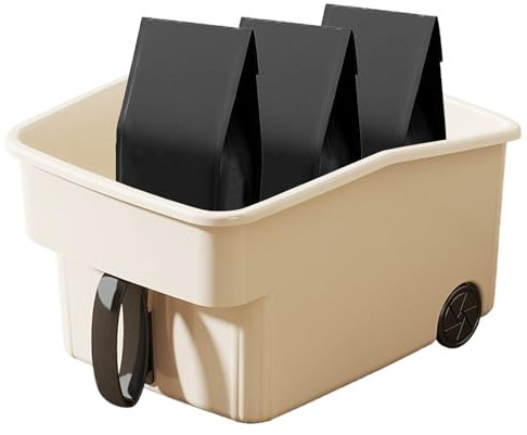 Dtaigou Boîte De Rangement Avec Poignées | Organisateur De Réfrigérateur Pour Aliments Et Épices | Tiroir Portable Pour Cuisine Jouets Vêtements Et Armoires