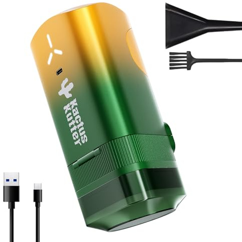KactusKutter K2 Pro Electric Kitchen Grinder Automatic 3g Portable Spice Mill, Battery Powered Rechargeable Grinder For Kitchen Grinding up to 3 Grams - Gradient Green
