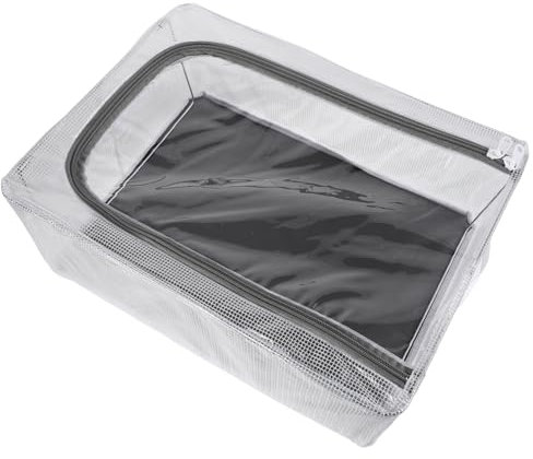 iplusmile Kasten Hut Aufbewahrungsbox Huttasche für die Reise Fall für Baseballmützen tragbare Huttasche Hut Fall Hutspeicherrahmen Hutkästen für Storag Metall Transparent