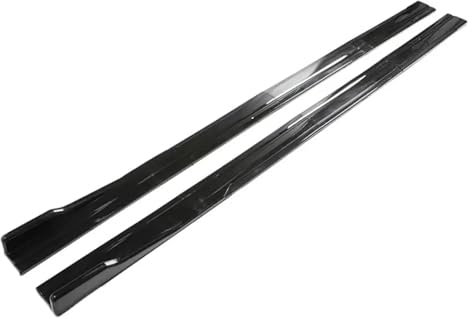 Seitenschweller Splitter Seitenschwellerverlängerungen Auto-Seitenschwellersplitter Diffusor-Winglet-Flügel Für KIA Für SPORTAGE Für RIO Für OPTIMA K5 Für SORENTO Für FORTE Seitenschürze(Glossy Black)