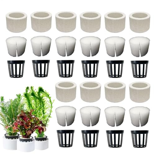 Nuqsx Aquarium Plant Weights 10 Sets Aquarium Plant Weights Ceramic Plant Fixing Basket Base Aquarium Landscape Decorative Fish Tank Accessories for Fish Tank Substrate Planting