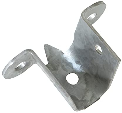 Amig - Soporte de Pincho Metálico de Acero Zincado para Eje de Persianas Enrrollables - Piezas para Instalación o Recambio Resistentes, Antióxido y Corrosión - Medidas: 32 x 23 mm