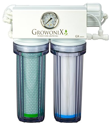 GROWONIX GX200 200 Gallon Per Day Reverse Osmosis System Ultra High Flow Rate Water Purification Filter for Hydroponics Gardening Growing Drinking H20 Coffee Point of use On Demand Purifier