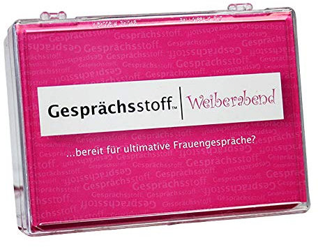 Monsterzeug Gesprächsstoff Spiel Weiberabend, Partyspiel für Frauen, Kartenspiel mit 100 Fragen, Spiel für Mädelsabende und JGAs