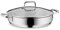 kela Casseruola da portata in acciaio inox 28 cm, bordo alto, FLAVORIA, 3,2L, induzione, coperchio, valvola vapore, non rivestita