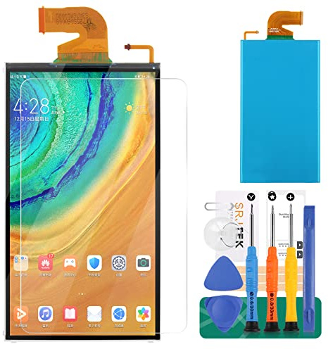 SRJTEK pour Nintendo Switch LCD Display pour Nintendo Switch Screen Replacement HAC-001 2017 1st First Generation,Free Tempered Film, Glue and Tools(Not Include Touch Digitizer Screen)