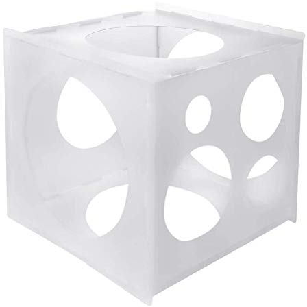 YueWan - Scatola graduata per palloncini, con 11 fori, per compleanni, feste, matrimoni, colonne e palloncini