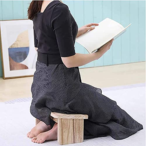 Benches Tragbare Meditationsbank Klappbar, Zeitgenössischer Gebetshocker Yoga Hocker Kniende Meditationsbänke Holz-Yoga-Bank, Meditation Zubehör
