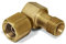 Verbindungswinkel Gas 1/4' Links 90 Grad Eckverbinder Messing für Gasschlauch Winkel für Gaskocher, Gasherd, Gasbackofen, Gastherme, Wohnmobil, Camping
