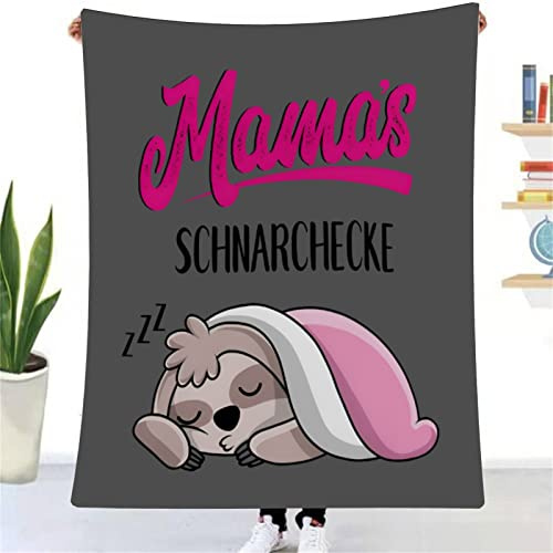 Kuscheldecke Flauschige, An Meine Mutter Personalisierte Faultier Decke, Super Weich Sofadecke Weiche Warme Couch Decken Sofa Decken Wohndecke Schlafdecke, Geburtstag, Weihnachten Faultier Geschenke