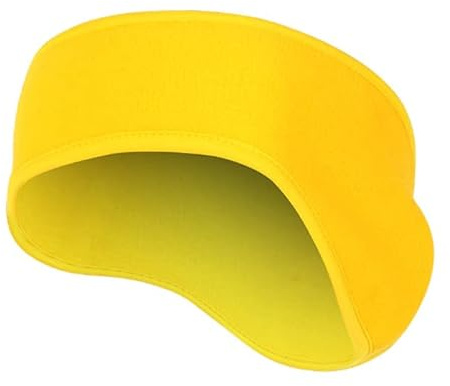 axy Bandeau de sport pour l'hiver - Pour le jogging, la randonnée, le vélo - Bandeau de sport - Protection des oreilles - Chaud pour homme et femme (jaune)