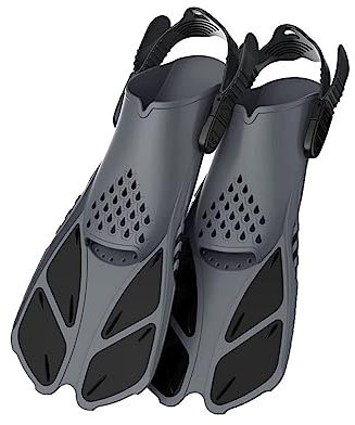 YIORYO Schnorchelflossen, 1 Paar Anti-Rutsch-Schnorcheln, Tauchen, Schwimmflossen for Damen und Herren, Training, Fußflossen, Ausrüstung, Wassersport, Tauchflossen (Size : S/MD)
