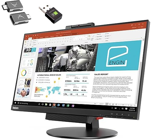 Lenovo All in One ThinkCentre TIO24 Gen3 24″ Full HD | Intel Core i5-8500T | Display Port USB 3 | 16 Go | 512 Go | 24″ FullHD Webcam Windows 11 Pro (reconditionné)