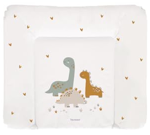 Träumeland Wickelauflage 75 x 85 cm | PVC-frei, wasserabweisend & abwischbar| Beidseitig verwendbar, Thermo-Vlies-Füllung | Komfort & Sicherheit für Ihr Baby | Must-have für den stilvollen Wickelplatz