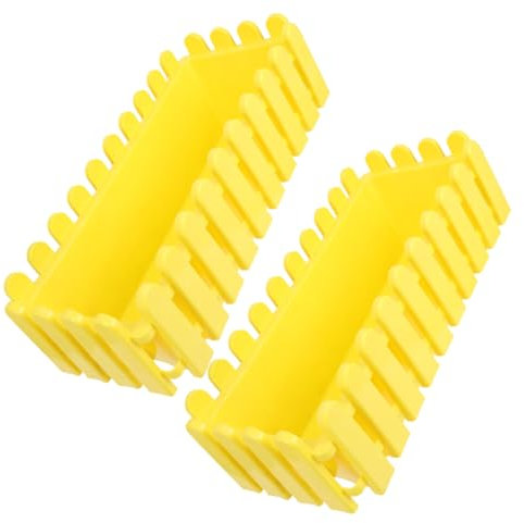 ABOOFAN Clôture pour Pots De Fleurs - Lot De 2 Grands Modèles Rectangulaires avec Jardinière en Plastique pour Lextérieur
