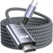 Siwket - Cavo intrecciato da USB C a HDMI 2M [4K a 30HZ], compatibile con Thunderbolt 3, per serie iPhone 15, MacBook Pro/Air 2021, iPad Pro/Air,Samsung Galaxy S21, S22