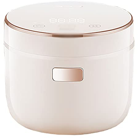 YOtat Cuiseur À Riz Et Cuiseur Vapeur 1,6 L Petite Capacité 1,7 Mm Doublure en Alliage Épaissie À 5 Couches Revêtement Antiadhésif pour Dortoir Familial pour 2 Personnes Cuiseur À Riz