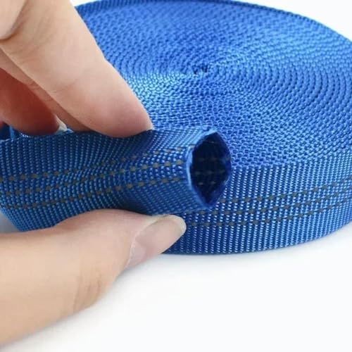 Doppelseitiges hohles Polyester-Gurtband, reflektierende Streifen, Schlauchband für Band, Tasche, Riemen, Nähschrägen, 5 m, 25 mm