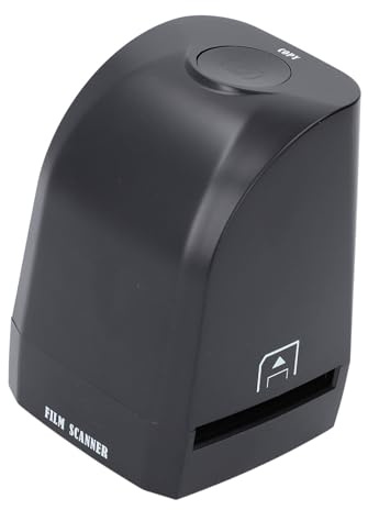 Escáner de Película para Diapositivas en y Negro Negativo en Color de 35 Mm y 135 Mm, Escáneres de Película Portátiles, Escáner de Película Negativo USB y Convertidor de