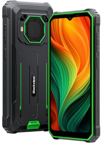 Blackview BV6200 Plus 24Go+256Go Telephone Portable Incassable 2025, Android 14 Téléphone Débloqué, 11000mAh, 16MP+13MP, 6.56 HD+ Smartphone Incassable Etanche, Dual 4G LTE,GPS,NFC,OTG Vert