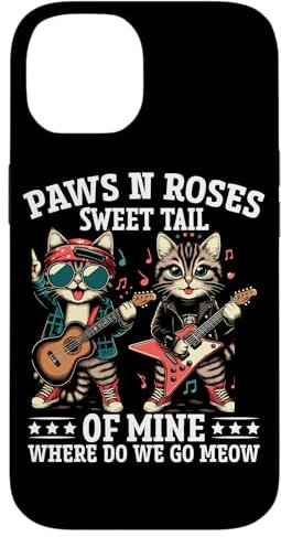 Paws N Roses Sweet Tail Of Mine Dove andiamo Miao Custodia per iPhone 14