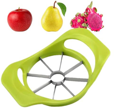 Affettatrice manuale per frutta, affettatrice e snocciolatore, affetta frutta per, affetta frutta con manico ergonomico per tagliare frutti di drago, arance, ananas e ananas