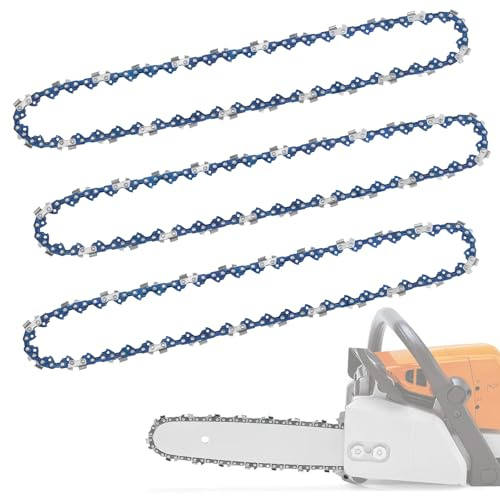 61PMM355 40,6 cm Kettensägekette passend für Stihl MS170 MS171 MS180c - 36100050055, R55 Kettensäge, 3/8 Zoll LP-Teilung 0,1 cm Gauge 55 Treibglieder (3 Stück)