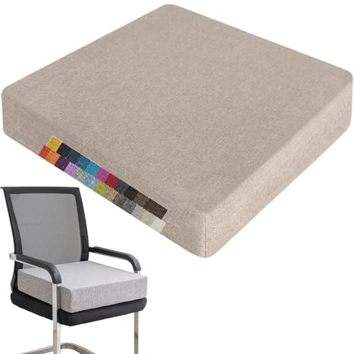 Holomaalahi aufstehhilfe Kissen senioren für Couch 50x50x5cm Sitzkissen für Indoor & Outdoor Nutzung – waschbar, mit Reißverschluss,rutschfestes Sitzkissen für Gartenstuhl