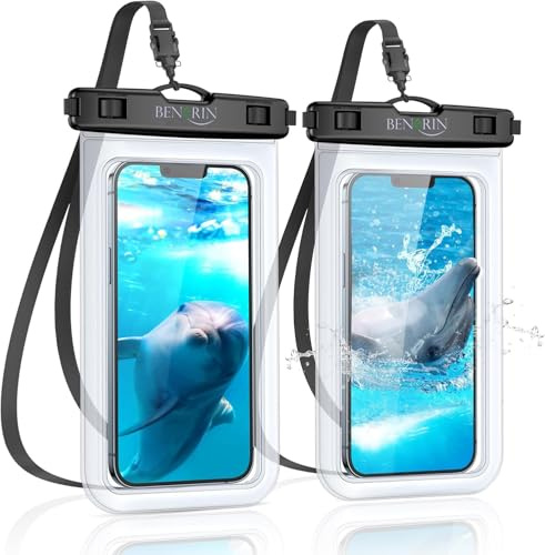 BENGRIN Waterproof Phone Pouches – 2 Universal Dry Bag Case for iPhone & Android, Touchscreen Friendly, IPX8 Certified, Floating Pouch for Swimming, Beach, Kayaking, Boating, Travel Accessor. uk