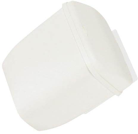 Cabilock Bidone Della Spazzatura Da Cucina Appeso Senza Foratura Coperchio Bianco 17x10,5x19 Cm, Cestino Per Rifiuti Domestico Per Mobiletto Cucina Camera Da Letto e Garage