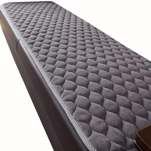 Tjock, mjuk flanellkudde för flera användningsområden Tvättbar, anpassningsbar och halkfri(Grå,55x190 cm 22x75 in)