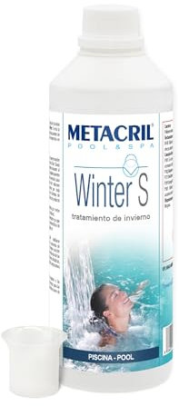 Metacril Winter S + Bicchierino Dosatore Graduato, Trattamento Invernale, per Piscina o Spa Idromassaggio - 1 LT