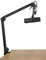 Gator Frameworks Deluxe Desk-Mounted Broadcast Microphone Boom Stand For Podcasts & Recording; Integrated XLR Cable (GFWBCBM3000)