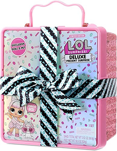 L.O.L. Surprise! 5706910000000 LOL Surprise Miss Partay Puppe und Haustier - Mit Mode, Spritzigen Überraschungen und Accessoires - Deluxe Geschenküberraschung